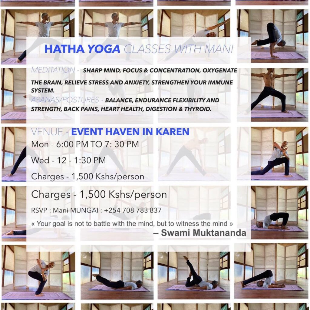 Event Haven yoga in Nairobi